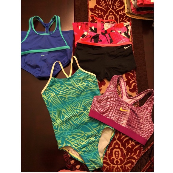 Nike Girls Swimming Suits Bundle - Picture 1 of 6